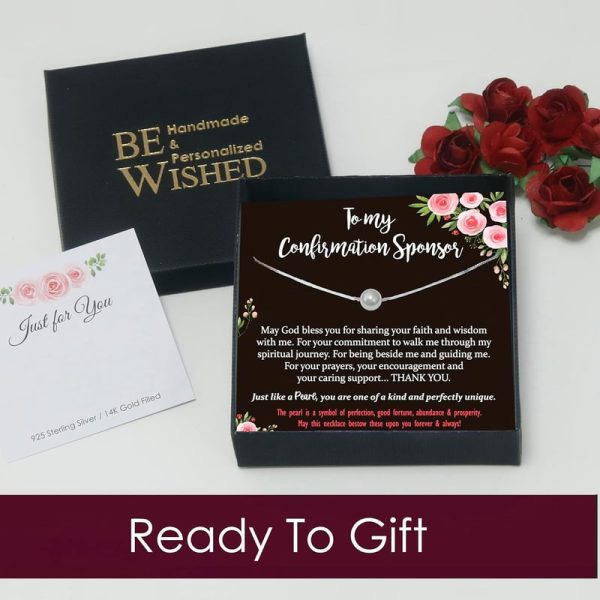 Best Confirmation Sponsor Gift - Pearl Necklace For Women - Image 3
