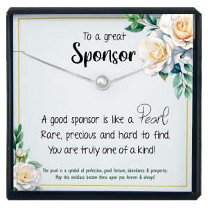 Best Sponsor Gifts: Sterling Silver Pearl Necklace