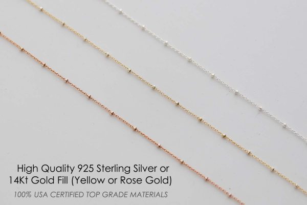 Best Personalized Confirmation Sponsor Necklace - 14k Gold Or Silver - Image 2