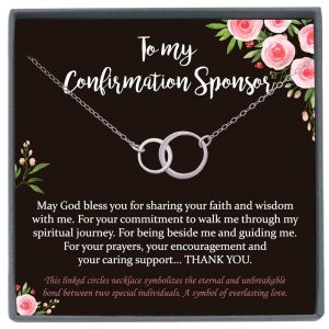 925 Silver Eternity Necklace For Confirmation Sponsors