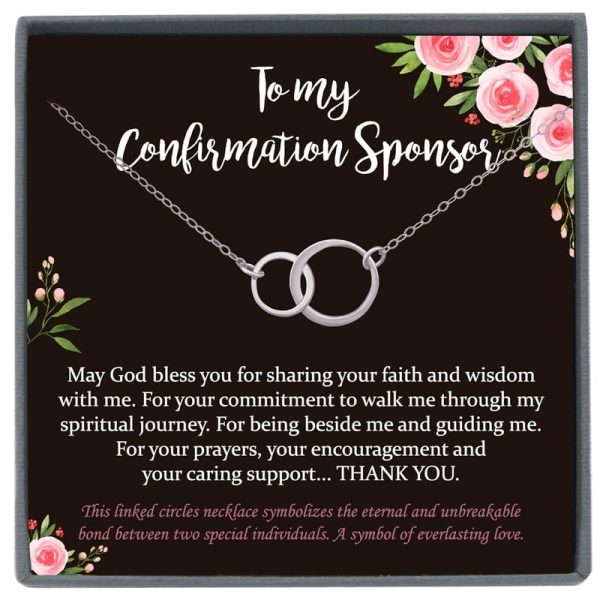 925 Silver Eternity Necklace For Confirmation Sponsors