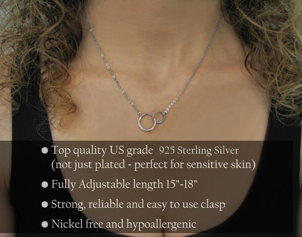 925 Silver Eternity Necklace For Confirmation Sponsors - Image 3
