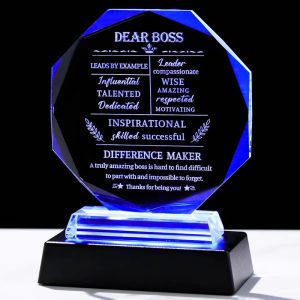 Top Boss Gifts: Crystal Keepsakes With Led For Any Occasion