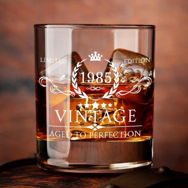 Best 40th Birthday Whiskey Glass For Men - Vintage Gift Idea - Image 5