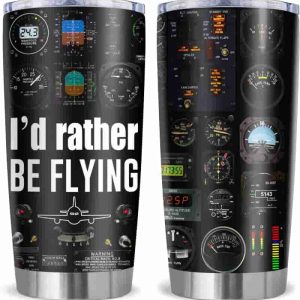 Best Aviation Gifts: Pilot Tumbler For Men 20oz