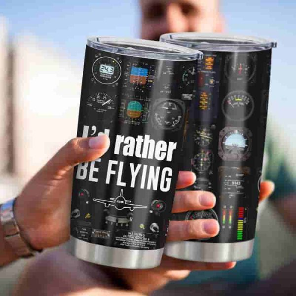 Best Aviation Gifts: Pilot Tumbler For Men 20oz - Image 6
