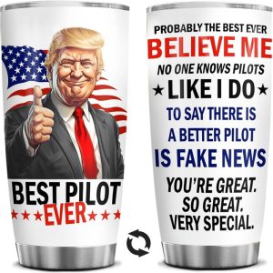 20 Oz Pilot Tumbler - Best Aviation Gift For Men
