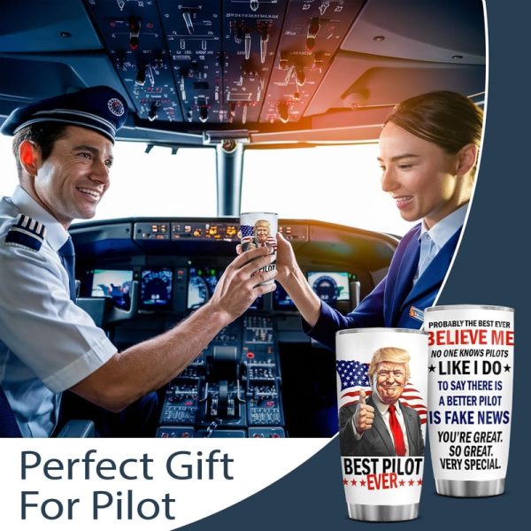 20 Oz Pilot Tumbler - Best Aviation Gift For Men - Image 4