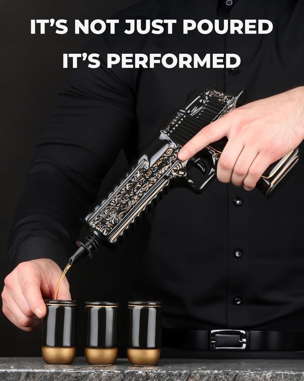 Best Ceramic Gun Decanter Set - Unique Gifts For Men - Image 3