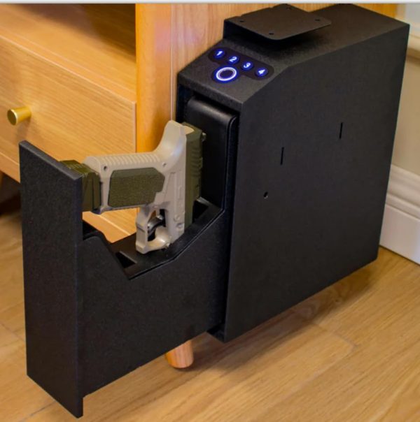 Best Biometric Handgun Safe With Auto Sliding Door For Desk & Nightstand - Image 3