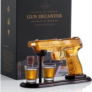 Best Whiskey Gun Decanter Set For Dad's Birthday