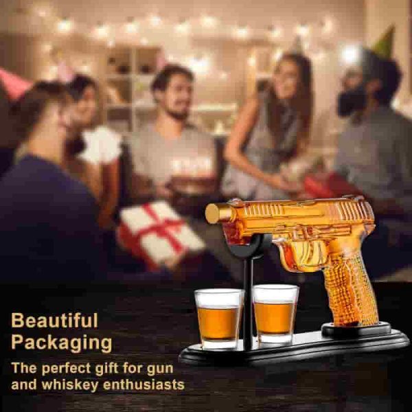 Best Whiskey Gun Decanter Set For Dad's Birthday - Image 5
