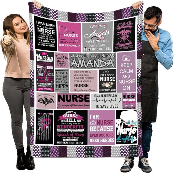 Best Nurse Blankets - Unique Rn Lpn Gifts For Nurses Day - Image 4