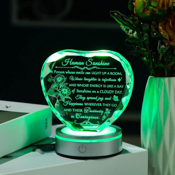 Best Inspirational Crystal Led Desk Décor For Women - Image 3
