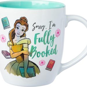 Best Disney Princess Belle Mug - Fully Booked Ceramic, 18oz
