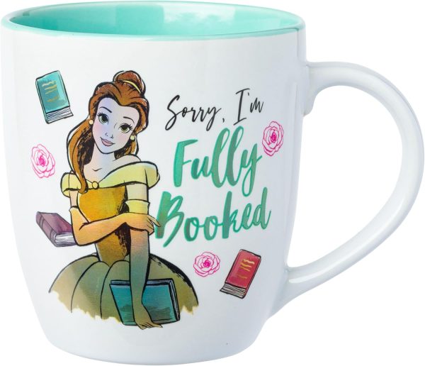 Best Disney Princess Belle Mug - Fully Booked Ceramic, 18oz