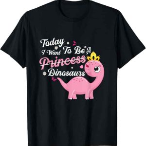 Princess Dinosaur T-shirt - Cute Kids Tee