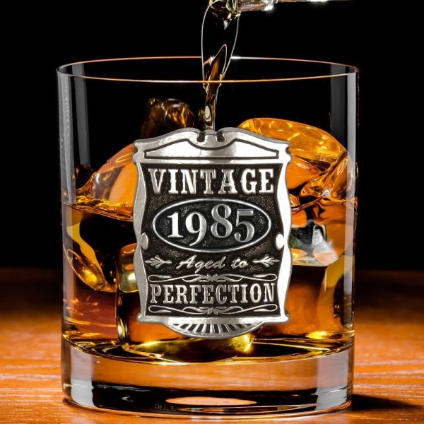 Vintage 1985 Whisky Glass - Perfect 40th Birthday Gift For Men - Image 2