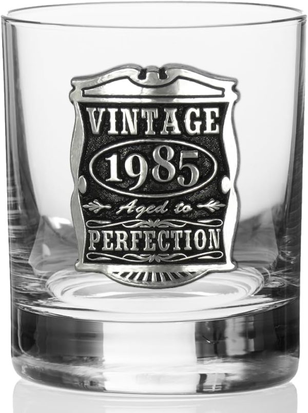 Vintage 1985 Whisky Glass - Perfect 40th Birthday Gift For Men - Image 4