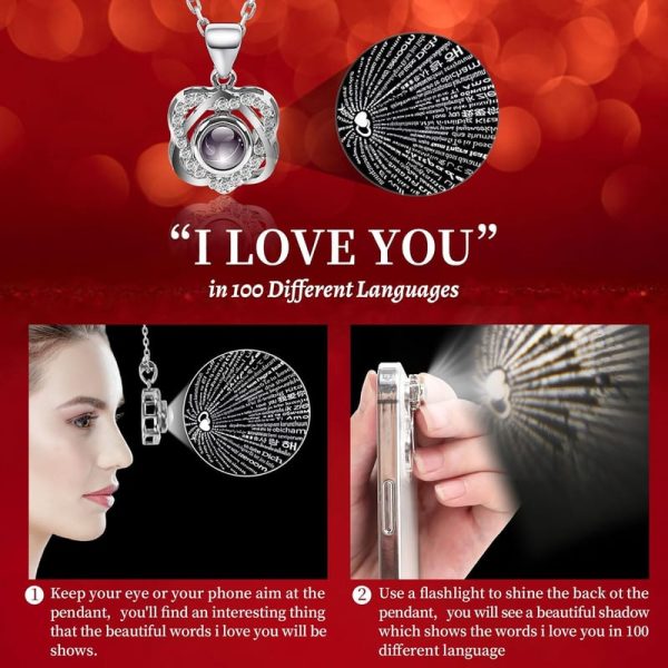 Preserved Red Rose & Necklace Gift Box - Romantic & Timeless For Her - Image 4