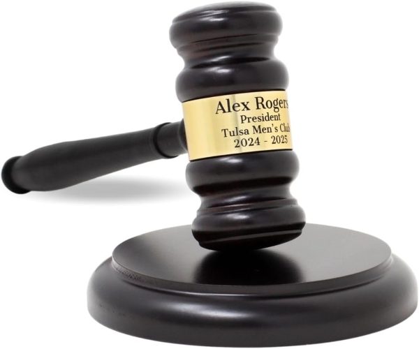 Best Personalized Wooden Gavel Set For Executive Gifts