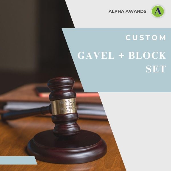Best Personalized Wooden Gavel Set For Executive Gifts - Image 3
