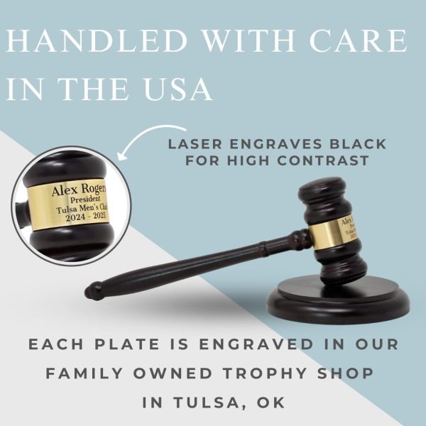 Best Personalized Wooden Gavel Set For Executive Gifts - Image 6