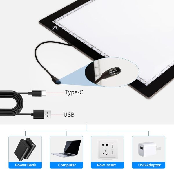 Best A4 Led Light Box For Diamond Painting & Vinyl Weeding - Image 4