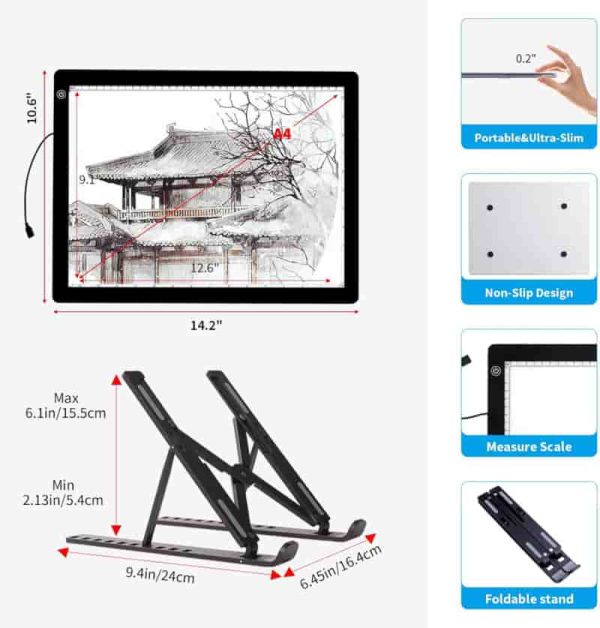 Best A4 Led Light Box For Diamond Painting & Vinyl Weeding - Image 5