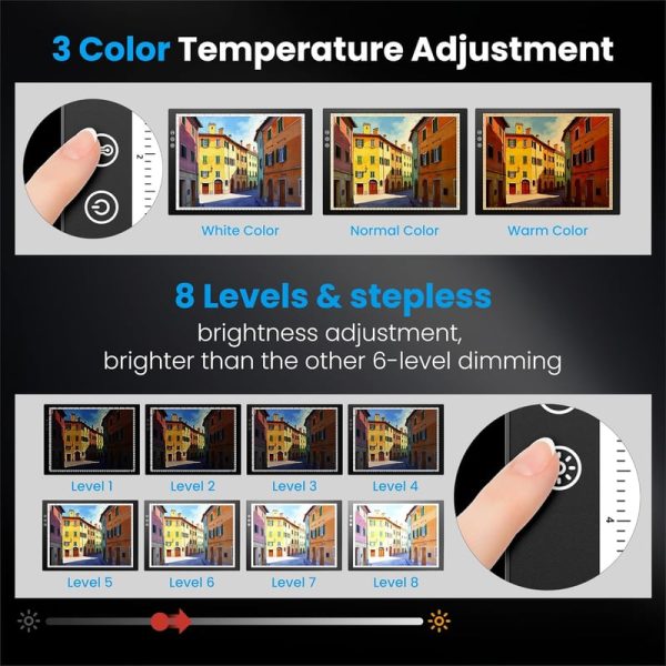 Caupureye Rechargeable A3 Light Pad With Stand For Artists - Image 2