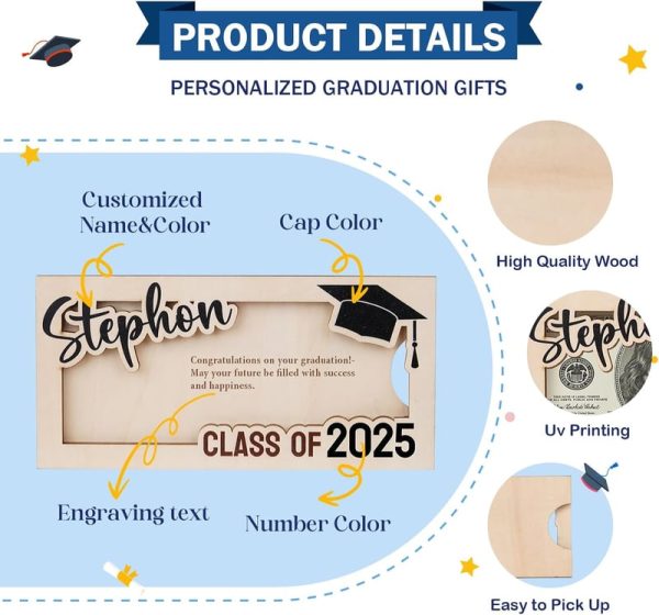 Personalized Graduation Money Holder For Class Of 2025 - Image 5
