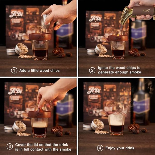 Best Whiskey Smoker Kit For Men - Perfect Gift Set - Image 4