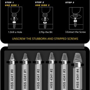 Best Damaged Screw Extractor Set - Perfect Father's Day Gift