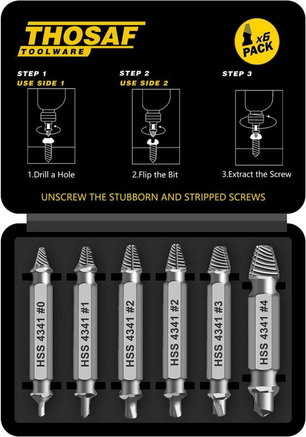 Best Damaged Screw Extractor Set - Perfect Father's Day Gift