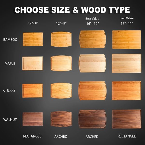 Best Personalized Cutting Board Gift - Custom Wood & Size - Image 3