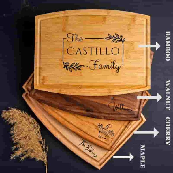 Best Personalized Cutting Board Gift - Custom Wood & Size - Image 4
