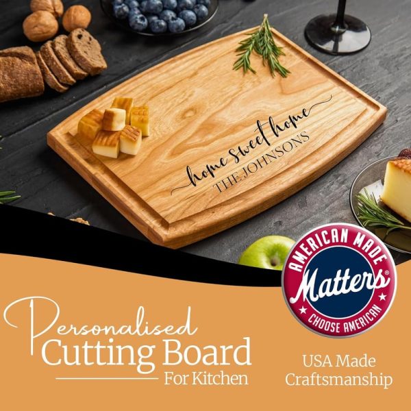 Best Personalized Cutting Board Gift - Custom Wood & Size - Image 5