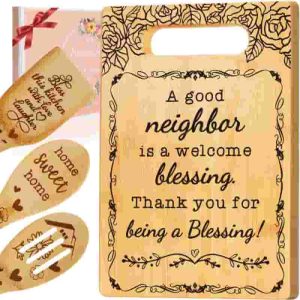 Best Neighbor Thank You Cutting Board Gift Set