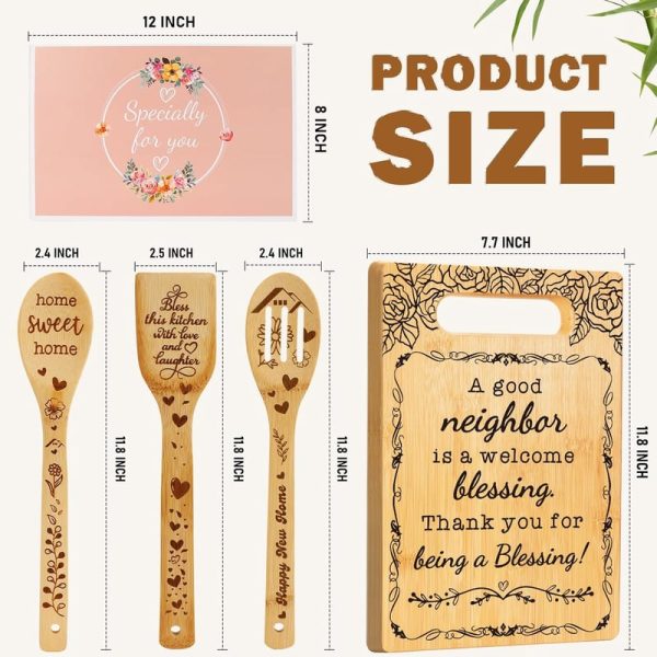 Best Neighbor Thank You Cutting Board Gift Set - Image 2