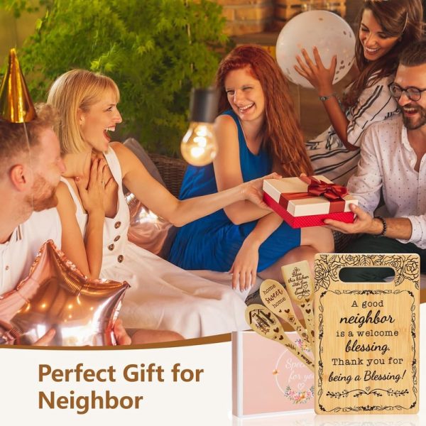 Best Neighbor Thank You Cutting Board Gift Set - Image 6