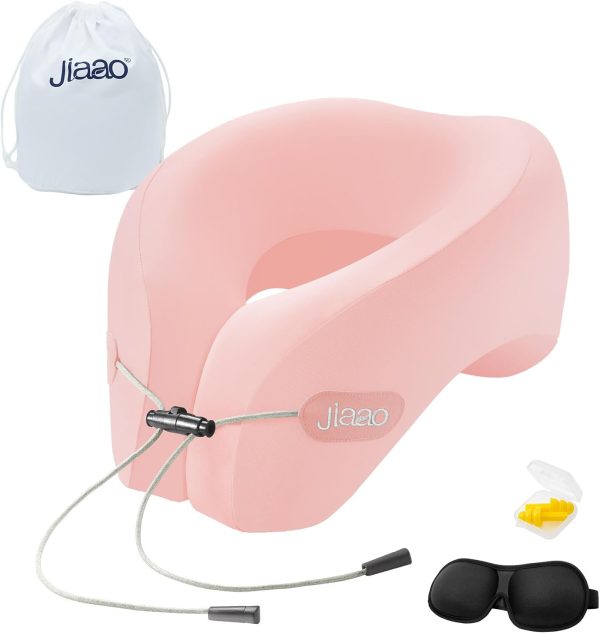 Best Memory Foam Travel Neck Pillow Set With Eye Mask