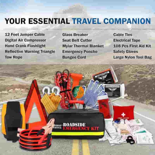 Best Everlit Survival Car Kit: Roadside Safety & Emergency Tools - Image 2