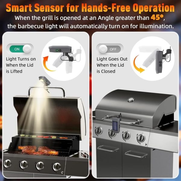 Best Solar/usb-c Rechargeable Grill Lights - Perfect Gift - Image 5