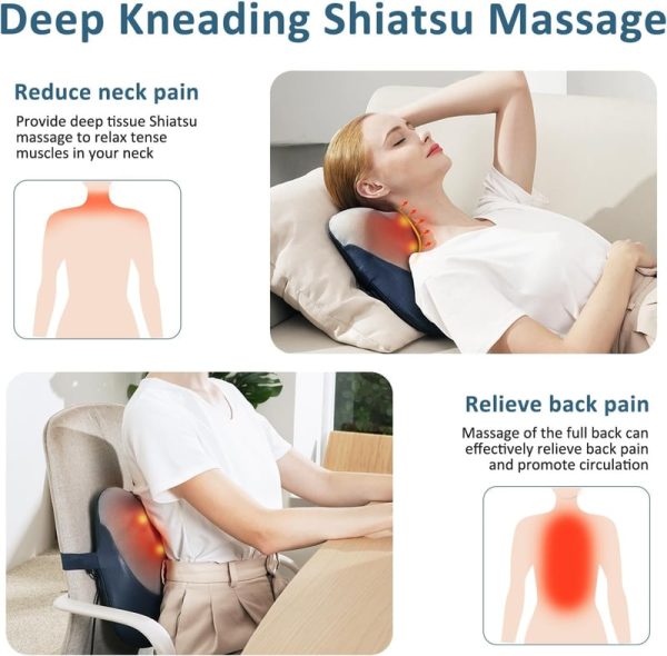 Best Heated Neck & Back Massager For Pain Relief 2023 - Image 3
