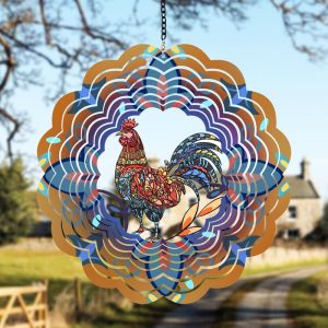 Best Rooster Wind Spinner - Unique Gifts For Mom & Grandma
