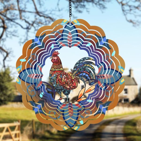 Best Rooster Wind Spinner - Unique Gifts For Mom & Grandma