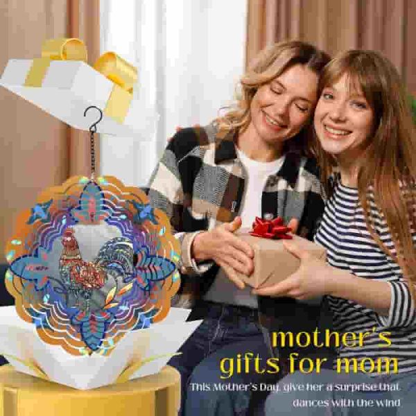 Best Rooster Wind Spinner - Unique Gifts For Mom & Grandma - Image 3
