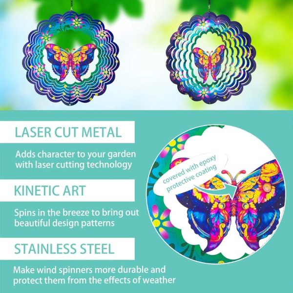 Best Butterfly Wind Spinner For Outdoor & Indoor Decoration - Image 4