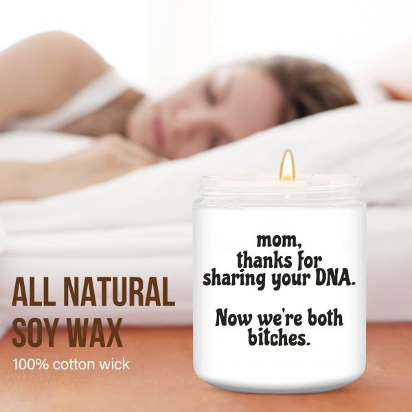 Funny Birthday Gifts For Mom - Lavender Candle - Image 3