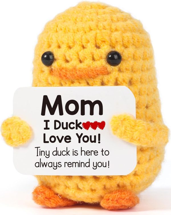 Best Funny Birthday Gifts For Mom - Handmade Duck Crochet